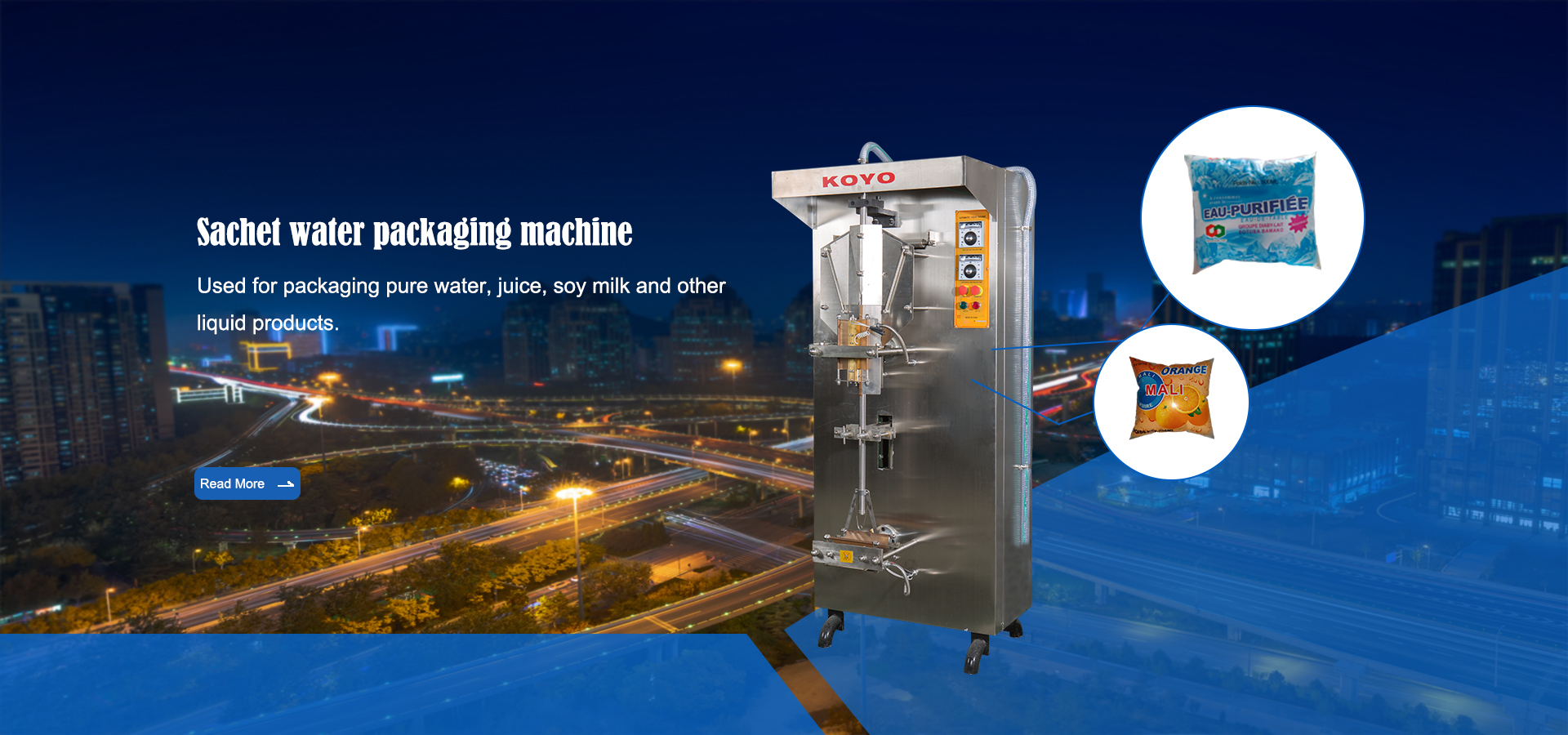 XY Sachet water packaging machine